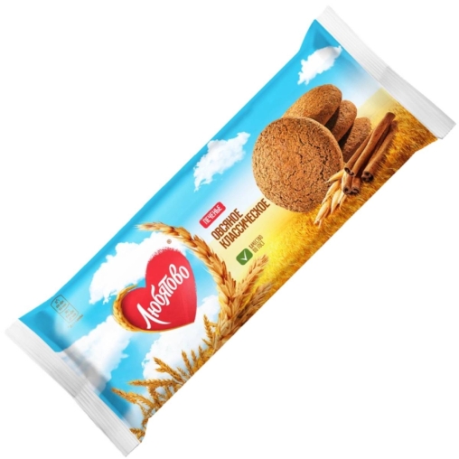 Печенье овсяное Любятово Классическое Традиционное 200 г