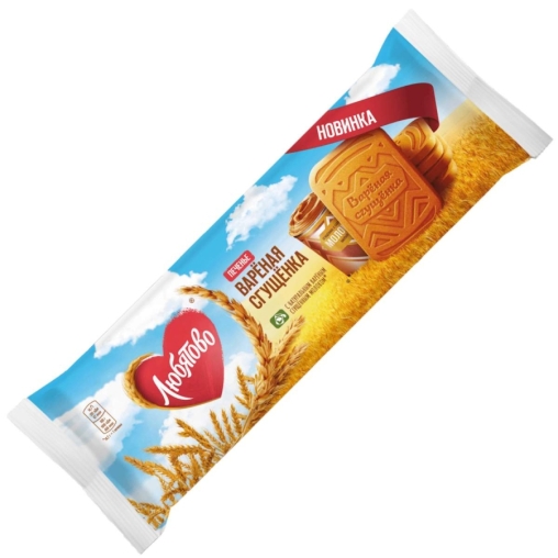 Печенье Любятово сахарное Варёная сгущёнка 88 г