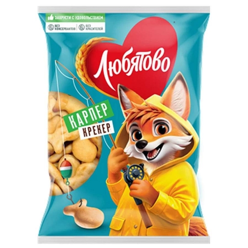 Любятово крекер Карпер флоу-пак 300 г