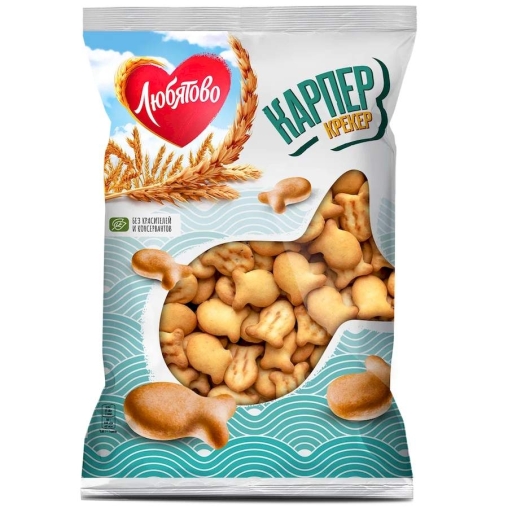 Любятово крекер Карпер флоу-пак 300 г