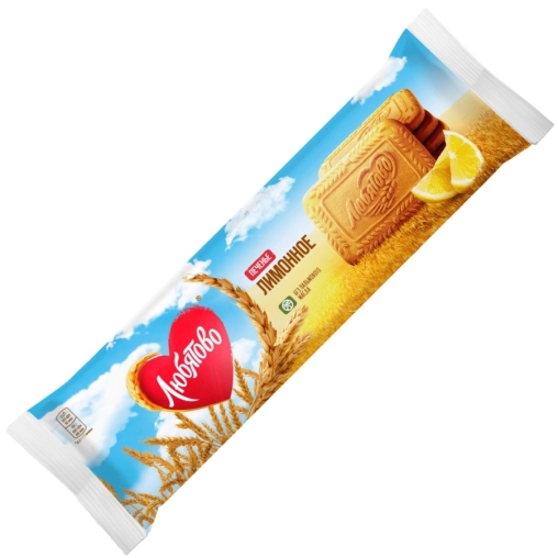 Печенье Любятово сахарное Лимонное 280 г