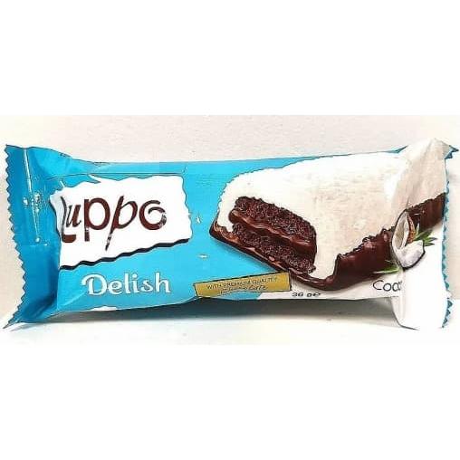 Кекс Luppo Delish с шок. начинкой и маршмеллоу в кокосе 36 г