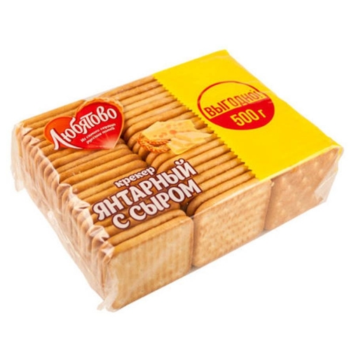 Крекер Любятово Янтарный с сыром 500 г