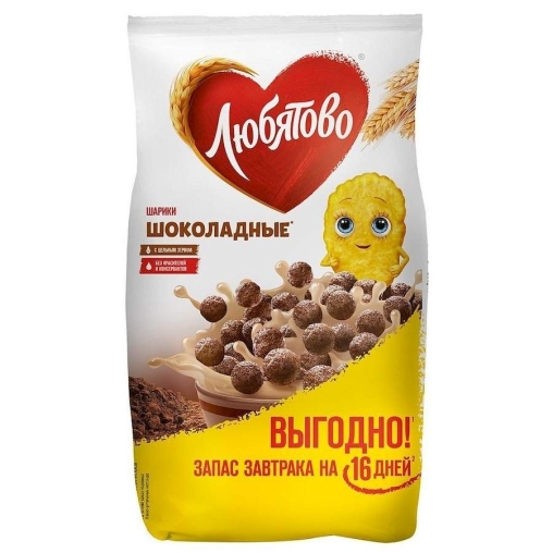 Шарики ЛЮБЯТОВО Шоколадные 500 г