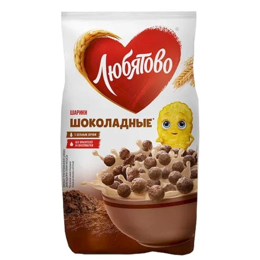 Шарики ЛЮБЯТОВО Шоколадные 500 г
