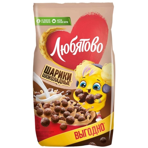 Шарики ЛЮБЯТОВО Шоколадные 500 г
