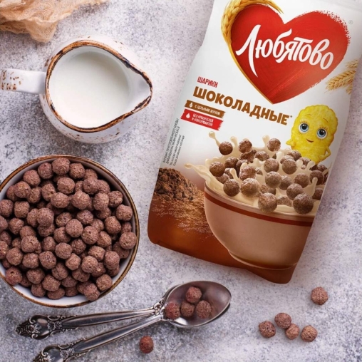 Шарики ЛЮБЯТОВО Шоколадные 500 г