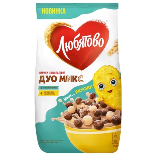Шарики ЛЮБЯТОВО Дуо Микс 200 г