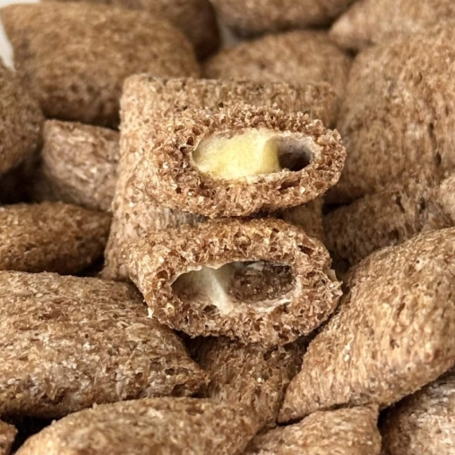 Подушечки злаковые Любятово с начинкой манго 220 г