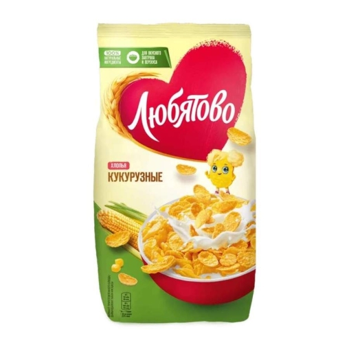 Хлопья Любятово Кукурузные 300 г