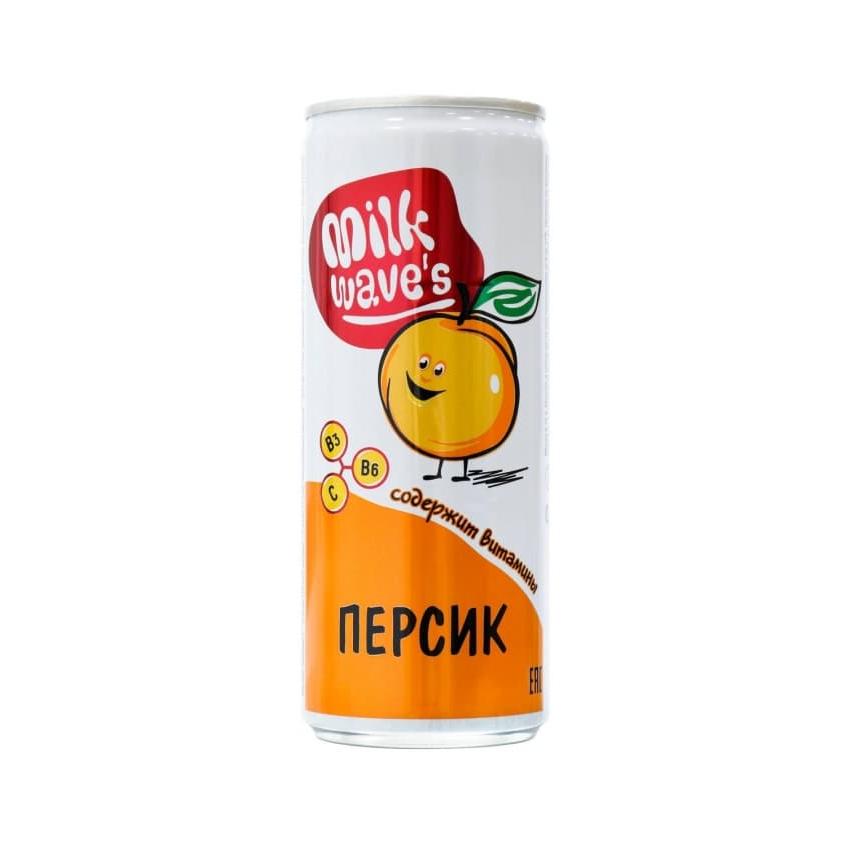 Milk Waves Peach Персик 250 мл ж/б