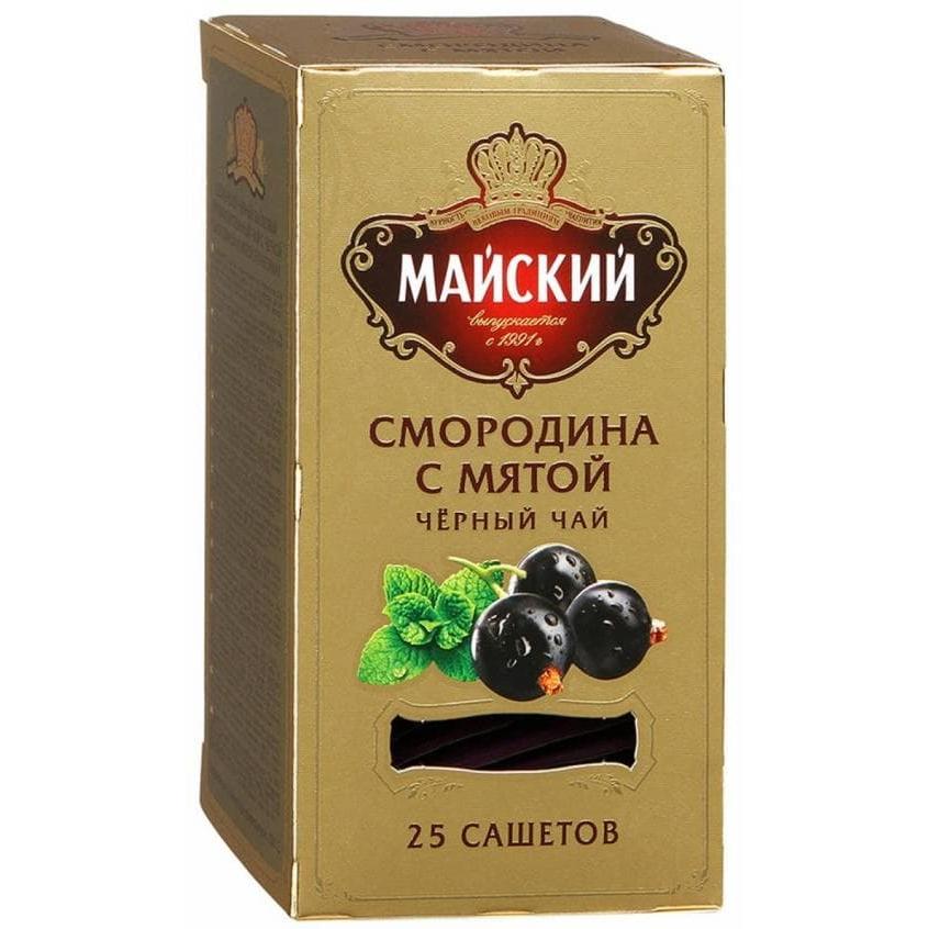 Чай черный Майский Смородина с Мятой 25 саше × 2г