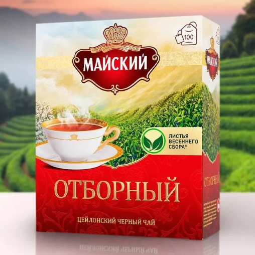 Чай черный Майский Отборный 100 пак. × 2 г