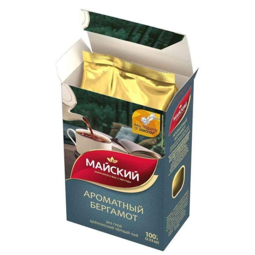 Чай черный Майский Ароматный Бергамот 100 г