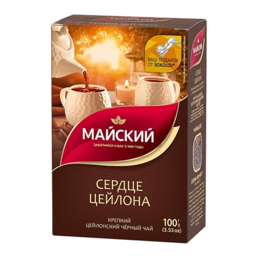 Чай черный Майский Сердце Цейлона 100 г