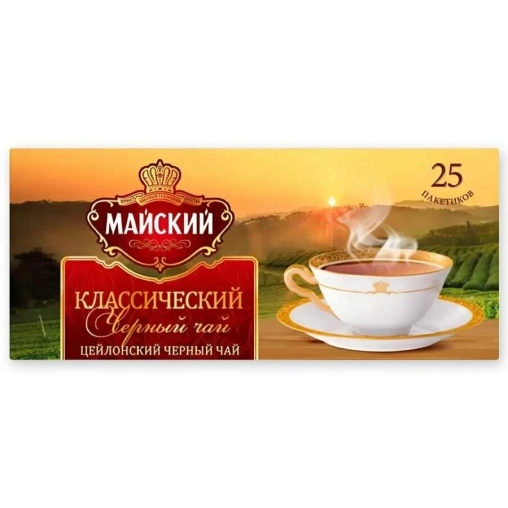 Чай черный Майский Классический 25 пак. × 2 г
