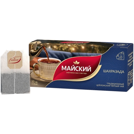 Чай черный Майский Шахразада 25 пак. × 2 г