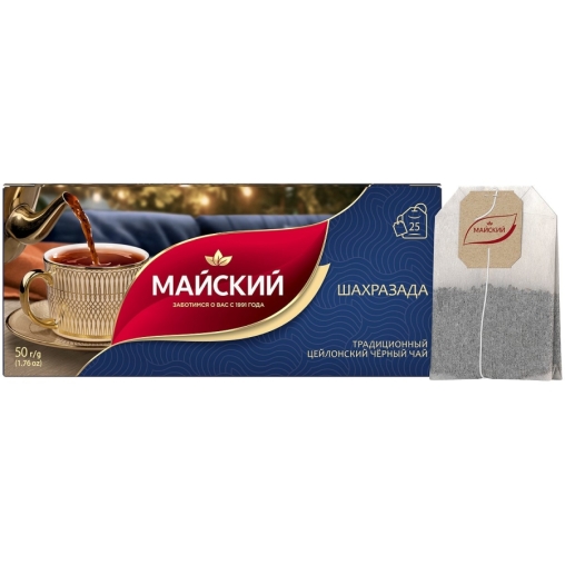 Чай черный Майский Шахразада 25 пак. × 2 г
