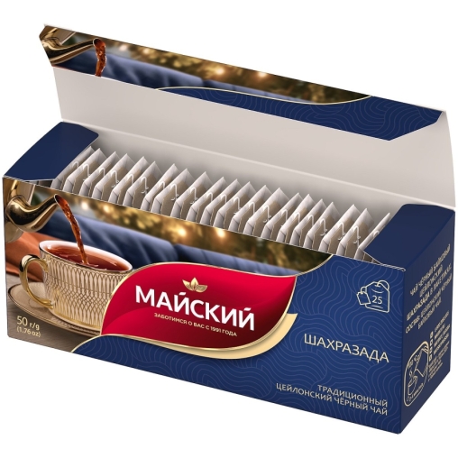 Чай черный Майский Шахразада 25 пак. × 2 г
