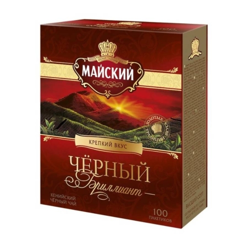 Чай черный Майский Черный Бриллиант 100 пак. × 2 г