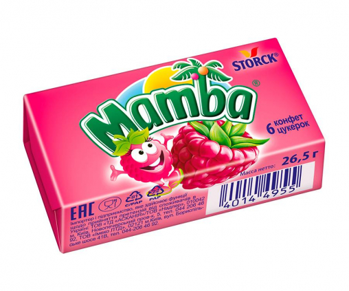 Конфеты жевательные Mamba 26,5 г