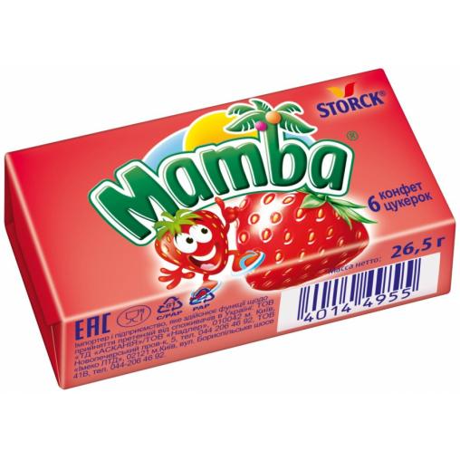 Конфеты жевательные Mamba 26,5 г