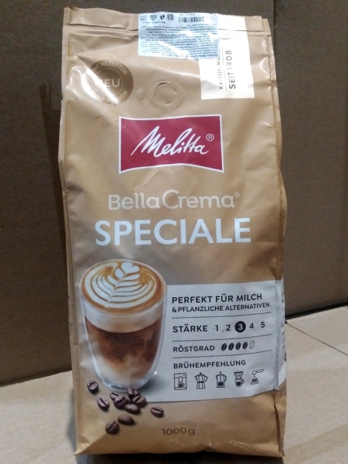 Кофе в зернах Melitta BELLA CREMA Speciale 1000 г *8 1000 г