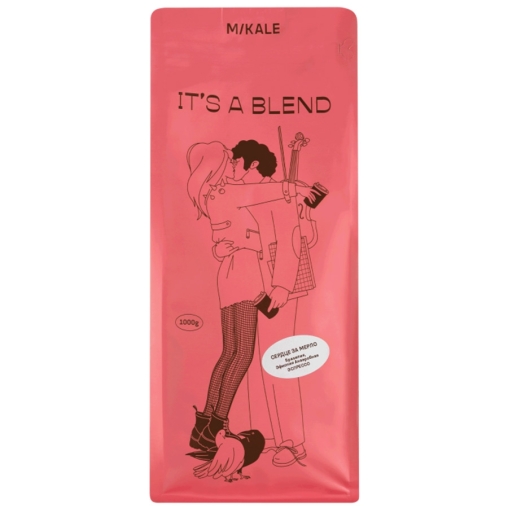 Кофе в зернах Mikale It's a Blend СЕРДЦЕ ЗА МЕРЛО арабика 1000 г