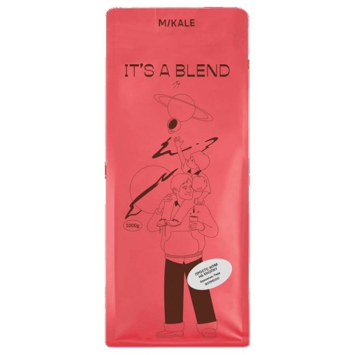 Кофе в зернах Mikale It's a Blend ПРОСТО ЖМИ НА КНОПКУ арабика 1000 г