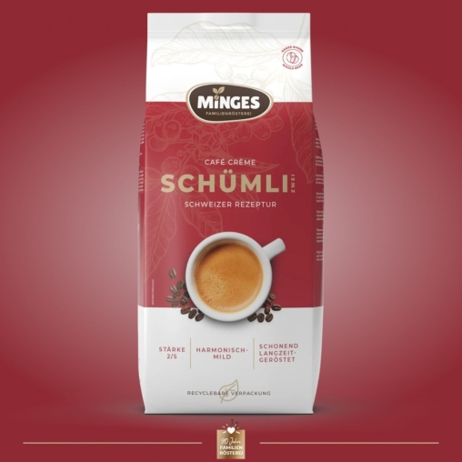 Кофе в зернах Minges Cafe Creme Schumli 2 1000 г