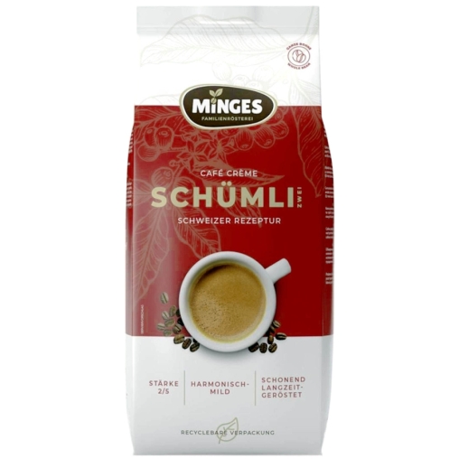 Кофе в зернах Minges Cafe Creme Schumli 2 1000 г