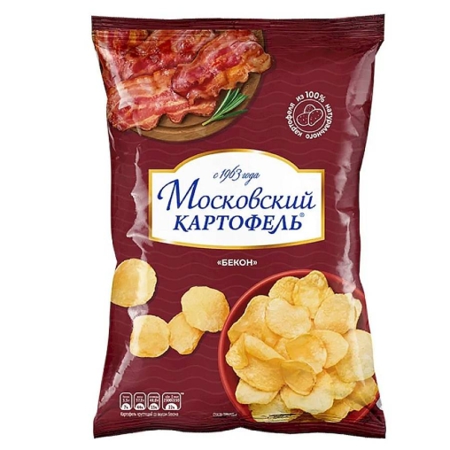 Чипсы Московский картофель Бекон 60 г