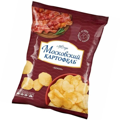 Чипсы Московский картофель Бекон 60 г