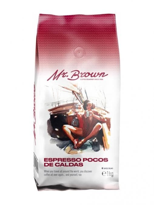 Кофе в зернах MrBrown Espresso Pocos De Caldas 1000 г (1кг)