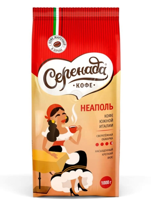 Кофе в зернах Lebo Серенада НЕАПОЛЬ 1000 г