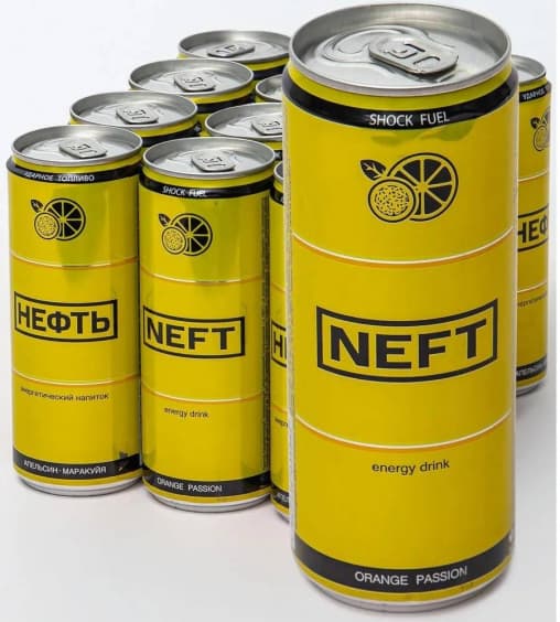 Энергетический напиток Neft Апельсин Маракуйя ж/б 500 мл