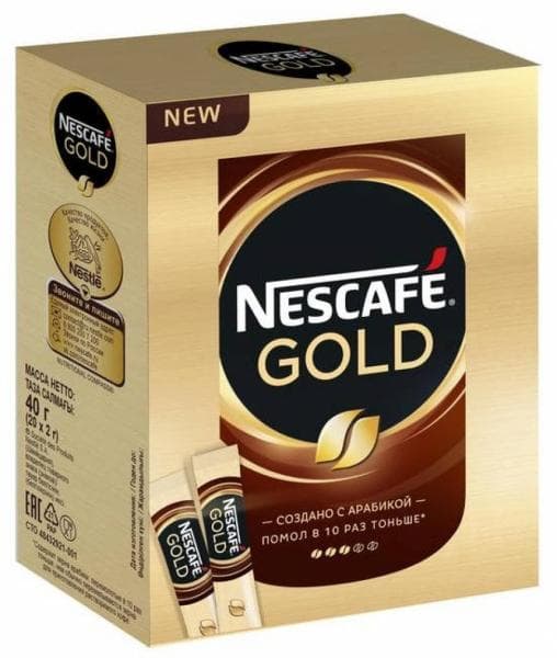 Кофе растворимый в стиках Nescafe Gold