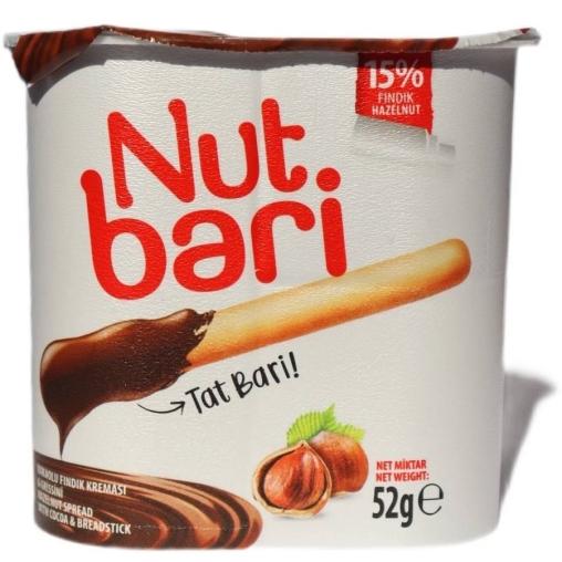 Набор Nut Bari из фундука и какао с хлебными палочками 52 г