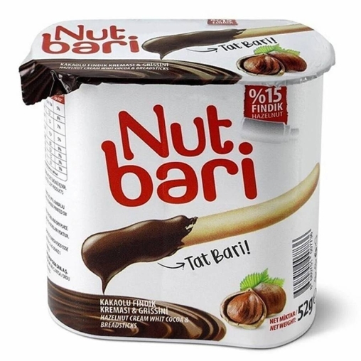 Набор Nut Bari из фундука и какао с хлебными палочками 52 г