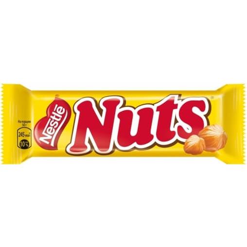 Батончик шоколадный Nuts 50 г