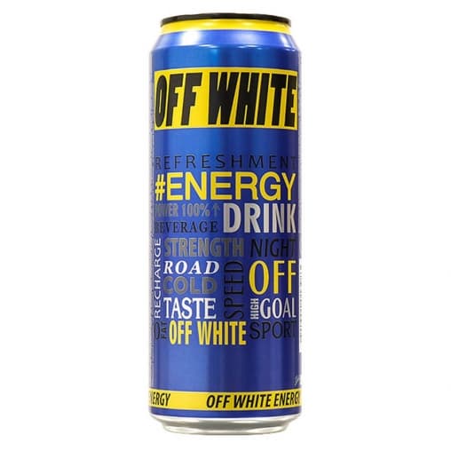 Энергетический напиток OFF WHITE Energy 450мл ж/б