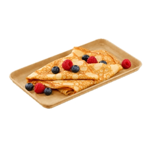 Лоток пищевой OnePlatter 225×135×15 мм Крафт для фасовки