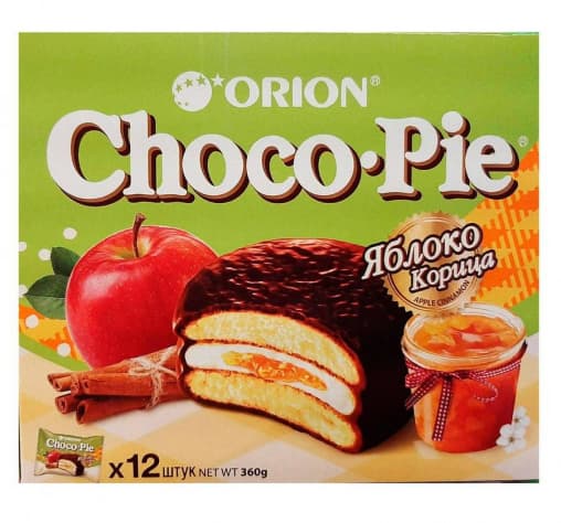 Orion Choco Pie Яблоко Корица 30 г