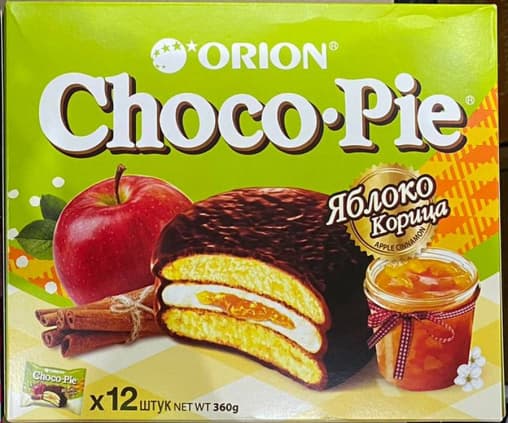 Orion Choco Pie Яблоко Корица 30 г