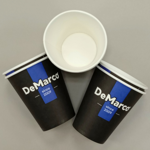 Бумажный стакан ECO CUPS DeMarco d=70.3 165 мл