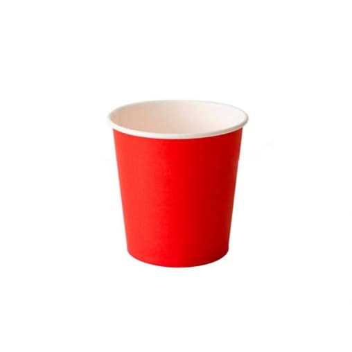 Бумажный стакан Красный d=62 100мл