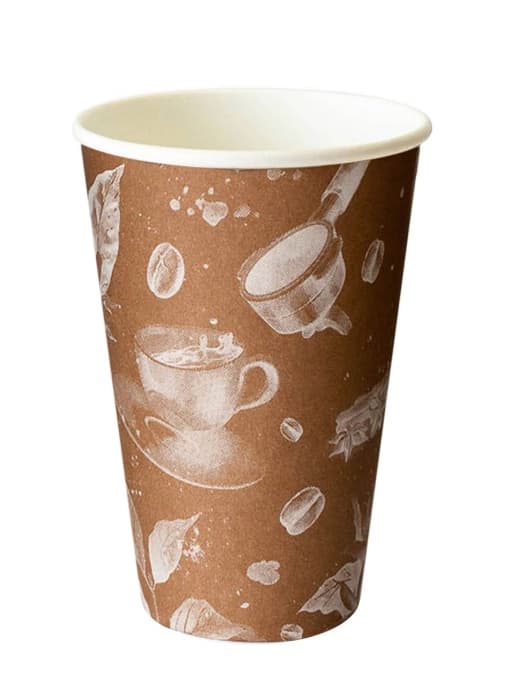 Бумажный стакан Barista Cappuccino d=90 400мл