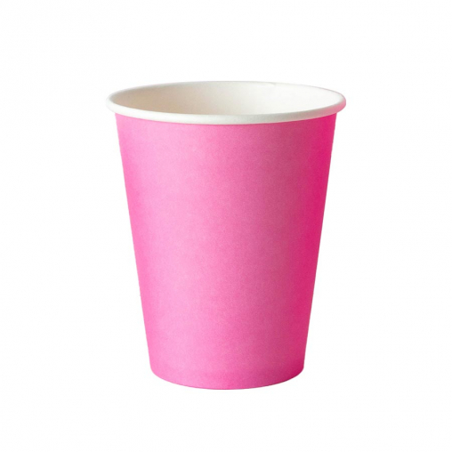 Бумажный стакан Розовый d=80 250 мл