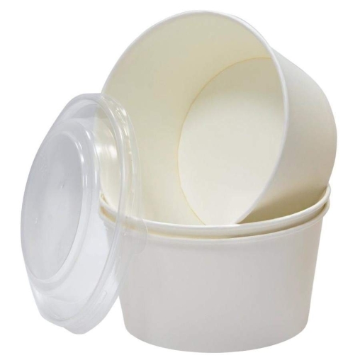 Контейнер бумажный круглый Белый d=135 720 мл