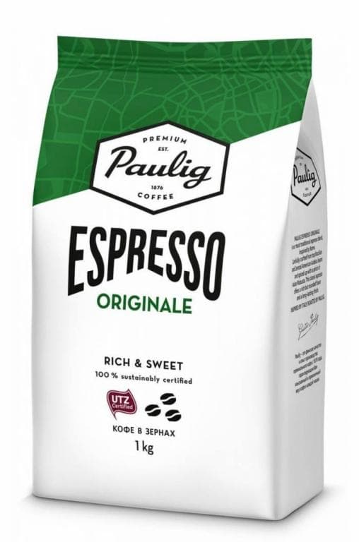 Кофе в зернах Paulig Espresso Originale 1000 гр (1кг)